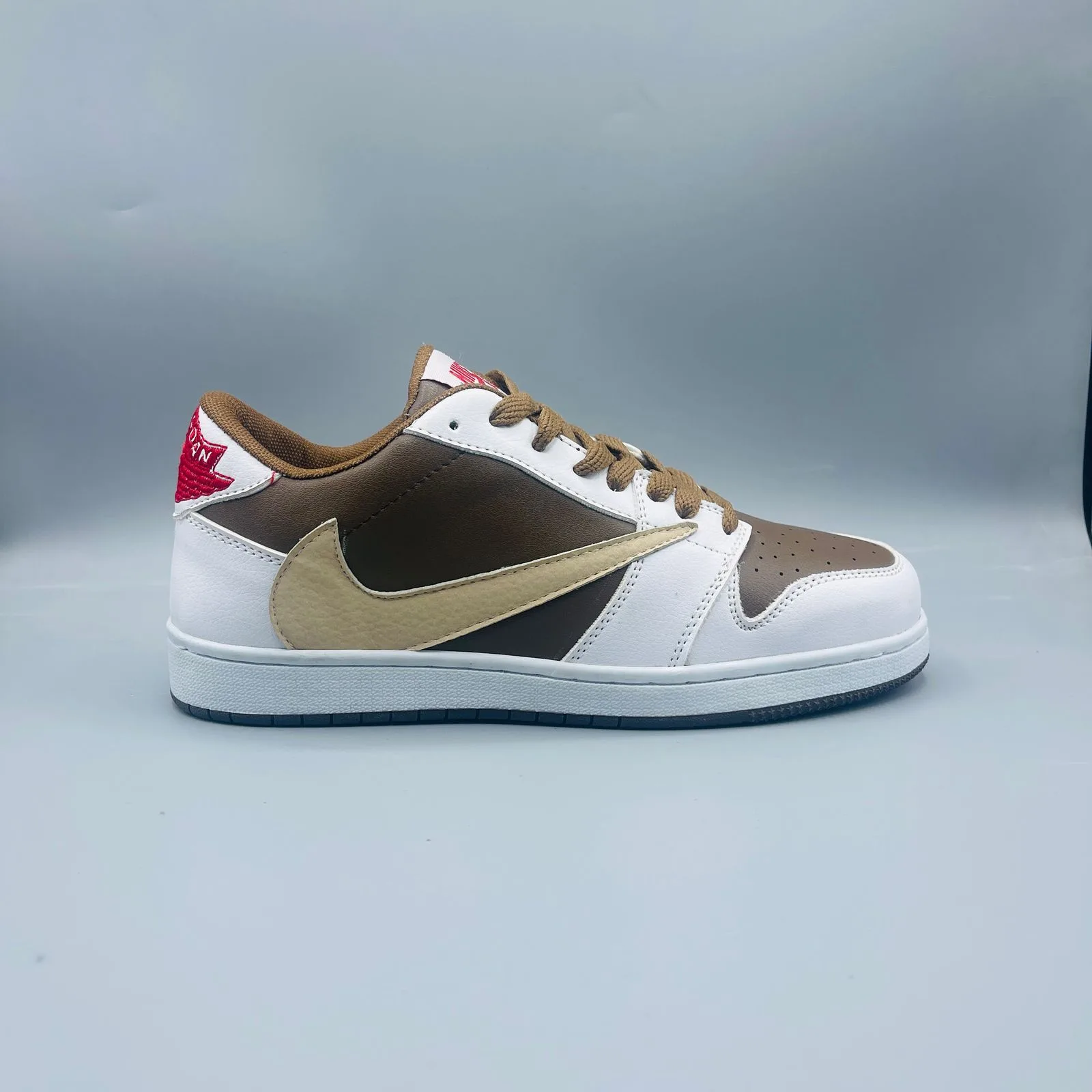 Airforce 1  White and Brown | 20 White Brown