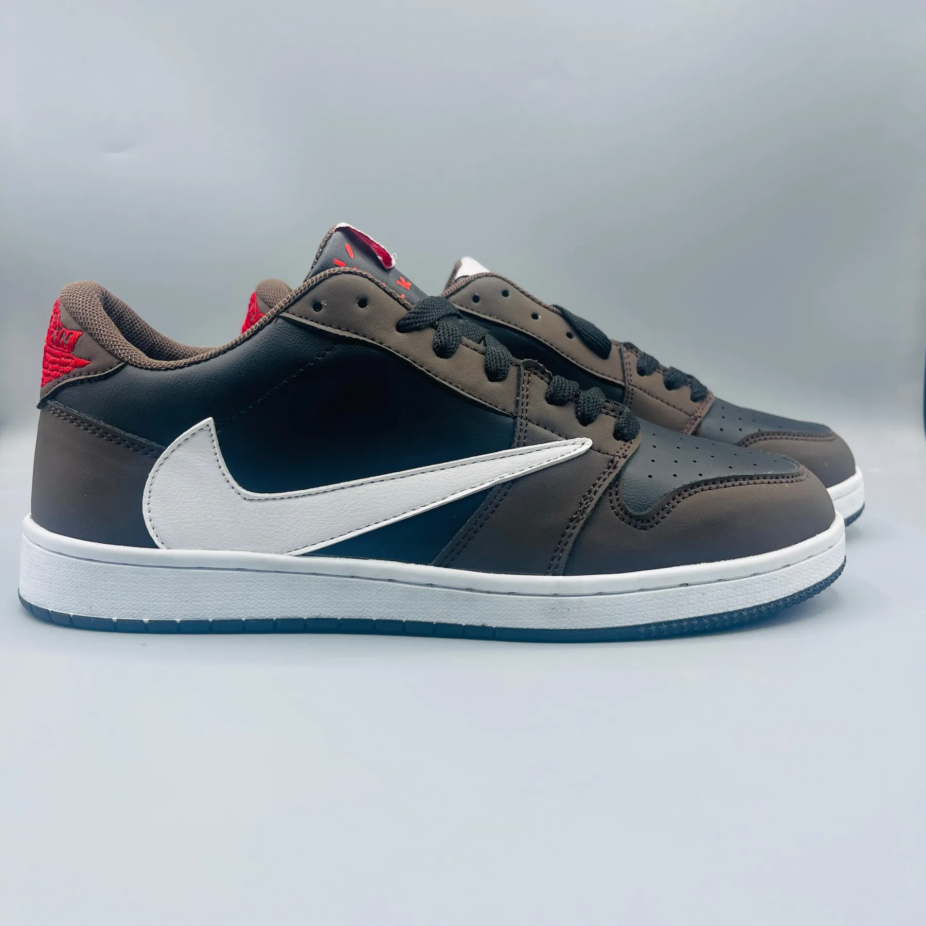 Dunk Low-inspired shoes- 20 Black brown